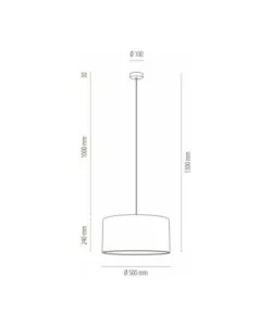 Lampada a sospensione onli 'lunita' 1 luce, e27